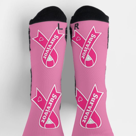 乳がん認識度 ソックス (上部)