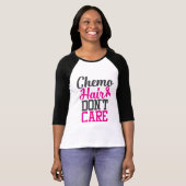 乳がん認識度 |チェモのヘアは気にない Tシャツ (正面フル)