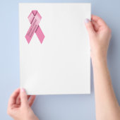 乳がん認識度 チラシ (手)