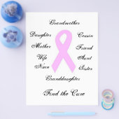 乳がん認識度 チラシ (シングル)