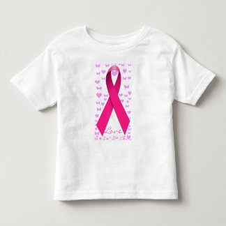 乳がん認識度_ トドラーTシャツ