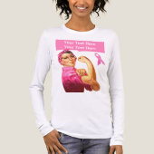 乳がん認識度 トライブレンドＴシャツ (正面)