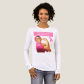 乳がん認識度 トライブレンドＴシャツ (正面全体)