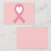 乳がん認識度 ノートカード (正面/裏面)