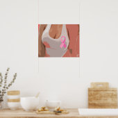 乳がん認識度 ポスター (キッチン)