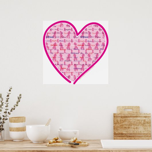 乳がん認識度 ポスター (キッチン)