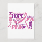 乳がん認識度 ポストカード (正面)