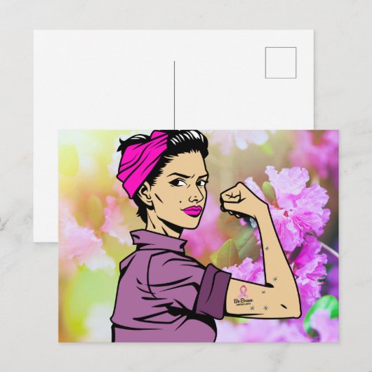 乳がん認識度  ポストカード (正面/裏面)