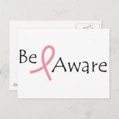 乳がん認識度 ポストカード (正面/裏面)