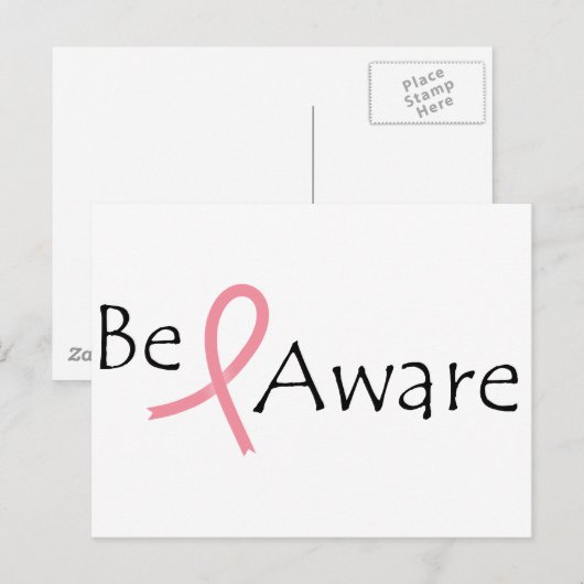 乳がん認識度 ポストカード (正面/裏面)