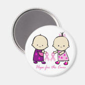 乳がん認識度 マグネット (正面/裏面)