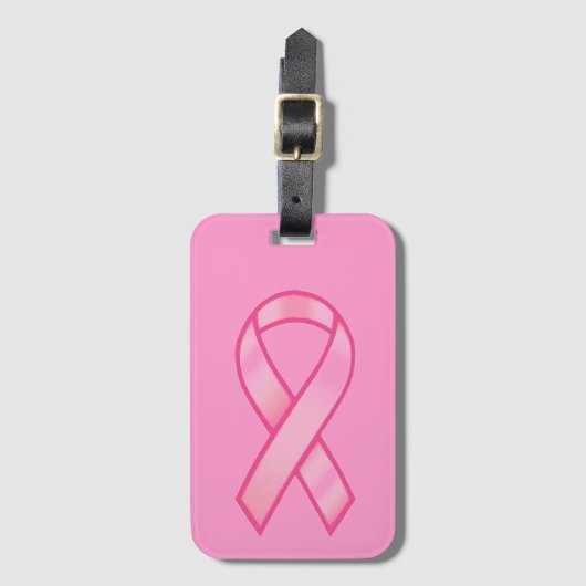 乳がん認識度 ラゲッジタグ (正面縦)