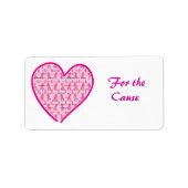 乳がん認識度 ラベル (正面)