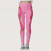 乳がん認識度 レギンス (正面)