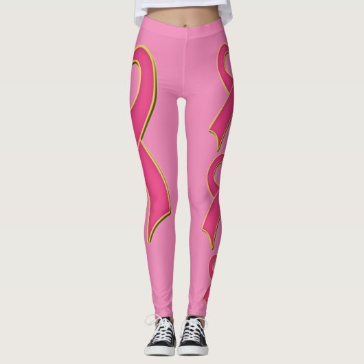 乳がん認識度 レギンス (正面)