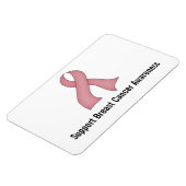 乳がん認識度（中ピンク）磁石 マグネット (左側)