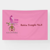 乳がん認識度 横断幕 (横)