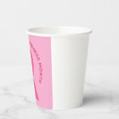 乳がん認識度 紙コップ (左)