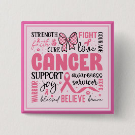 乳がん認識度 缶バッジ