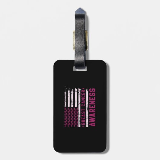 乳がん認識度(2) ラゲッジタグ (裏面縦)