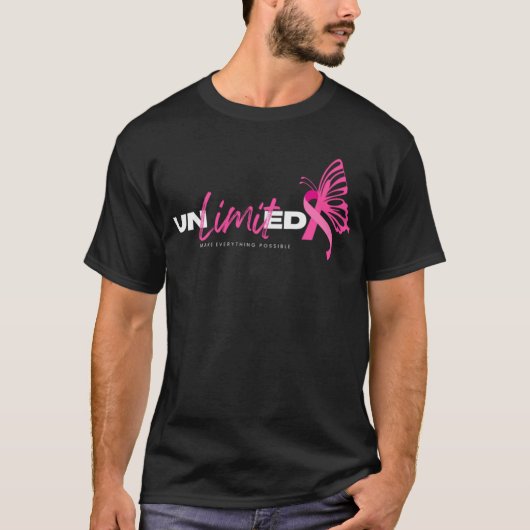 乳がん認識度 Tシャツ (正面)