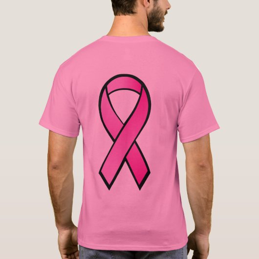乳がん認識度 Tシャツ (裏面)