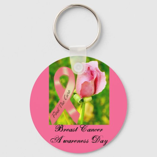 乳がん認識度Day_Keychain キーホルダー (正面)
