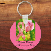 乳がん認識度Day_Keychain キーホルダー (正面)