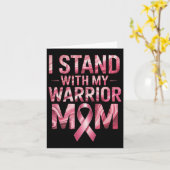 乳がん認識度Mom1 カード (黄色い花)