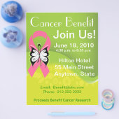 乳がん資金調達利益をパーソナライズする チラシ (シングル)