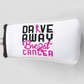 乳がん遠くにゴルファーを運転する ゴルフヘッドカバー (正面)