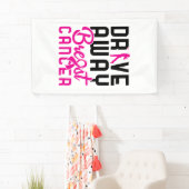 乳がん遠くにゴルファーを運転する 横断幕 (インサイチュ)