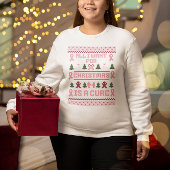 乳がん醜いクリスマスセーター、ギフト スウェットシャツ