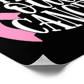 乳がん野球の試合認識度 ポスター (角)