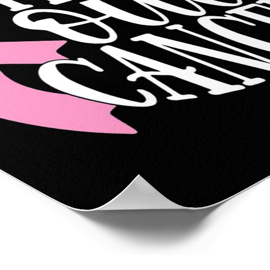 乳がん野球の試合認識度 ポスター (角)