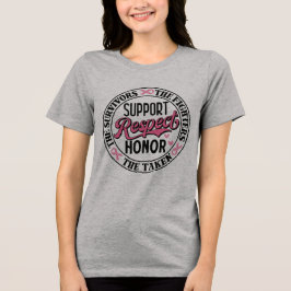 乳がん高揚引用文 トライブレンドＴシャツ