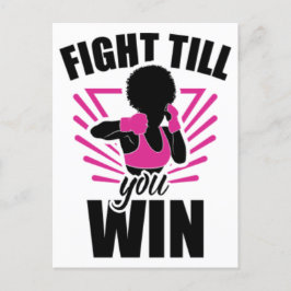 乳がん黒人女性メラニン生存者 シーズンポストカード