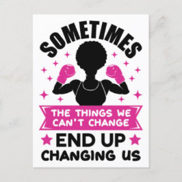 乳がん黒人女性メラニン生存者 シーズンポストカード