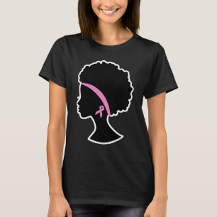 乳がん黒人女性、アフリカ系アメリカ人 Tシャツ