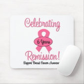 乳がん6年の寛解 マウスパッド (マウス)