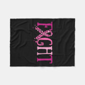 乳がん フリースブランケット (正面(横))