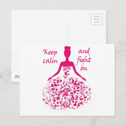 乳がん ポストカード (正面/裏面)