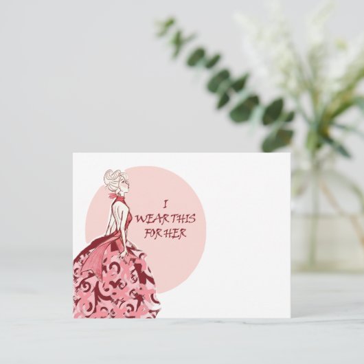 乳がん ポストカード (スタンド正面)