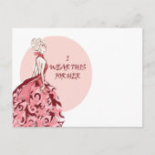 乳がん ポストカード (正面)