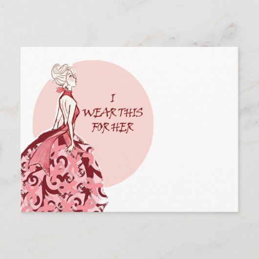 乳がん ポストカード (正面)