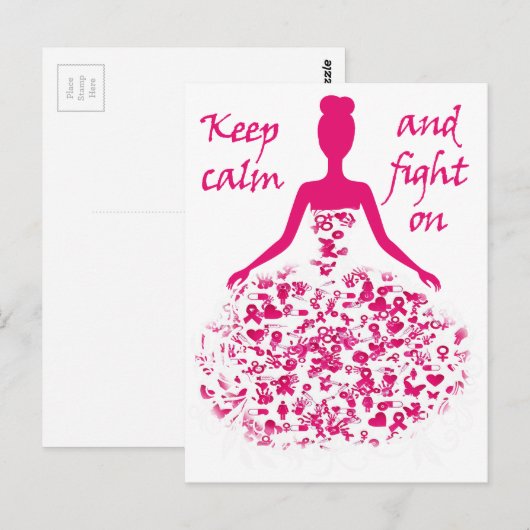 乳がん ポストカード (正面/裏面)