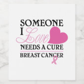 乳がん ワインラベル (シングルラベル)