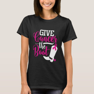 乳がん 与え Cancer The Boot Cowboy Tシャツ