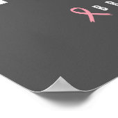 乳がん。希望。支援。ポスターとプリント ポスター (角)