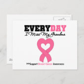 乳がん – 毎日おばあちゃん恋しく思の中 ポストカード (正面/裏面)